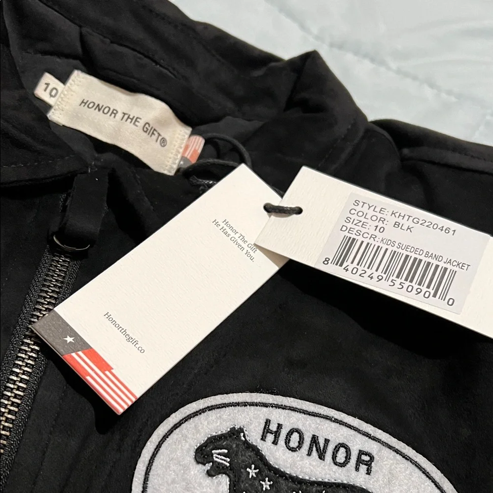 Honor The Gift Black Suede Band Jacket